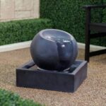 new modern outdoor fountain for water fountains the home in modern outdoor fountains plan - Violetirisstudios