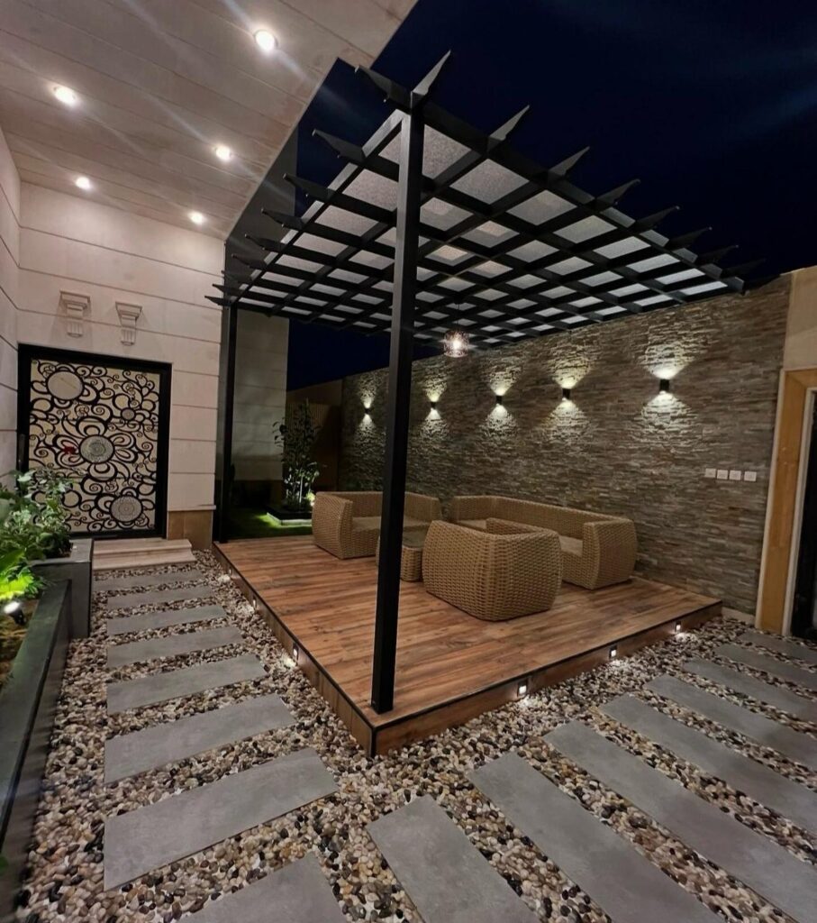 جلسات خارجية لحديقة المنزل بالدمام