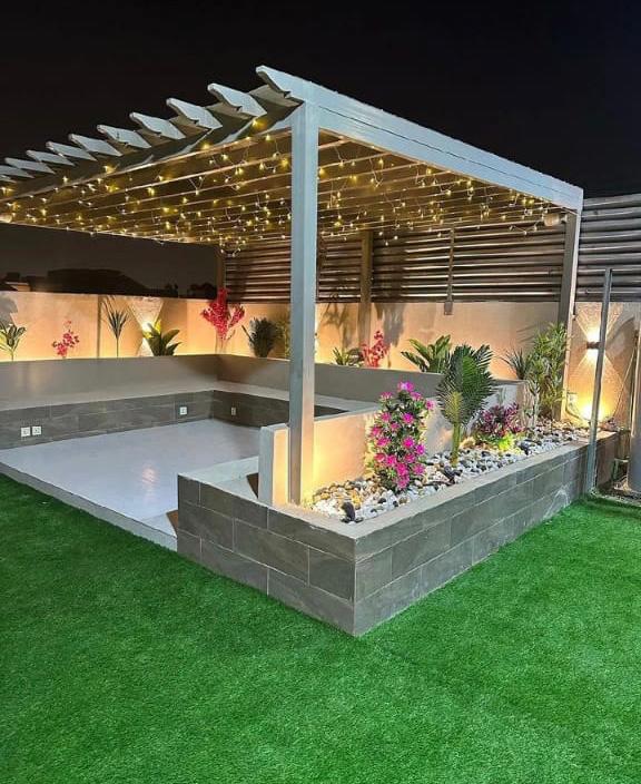 جلسات خارجية الدمام مؤسسة الابرار لتنسيق الحدائق المنزلية