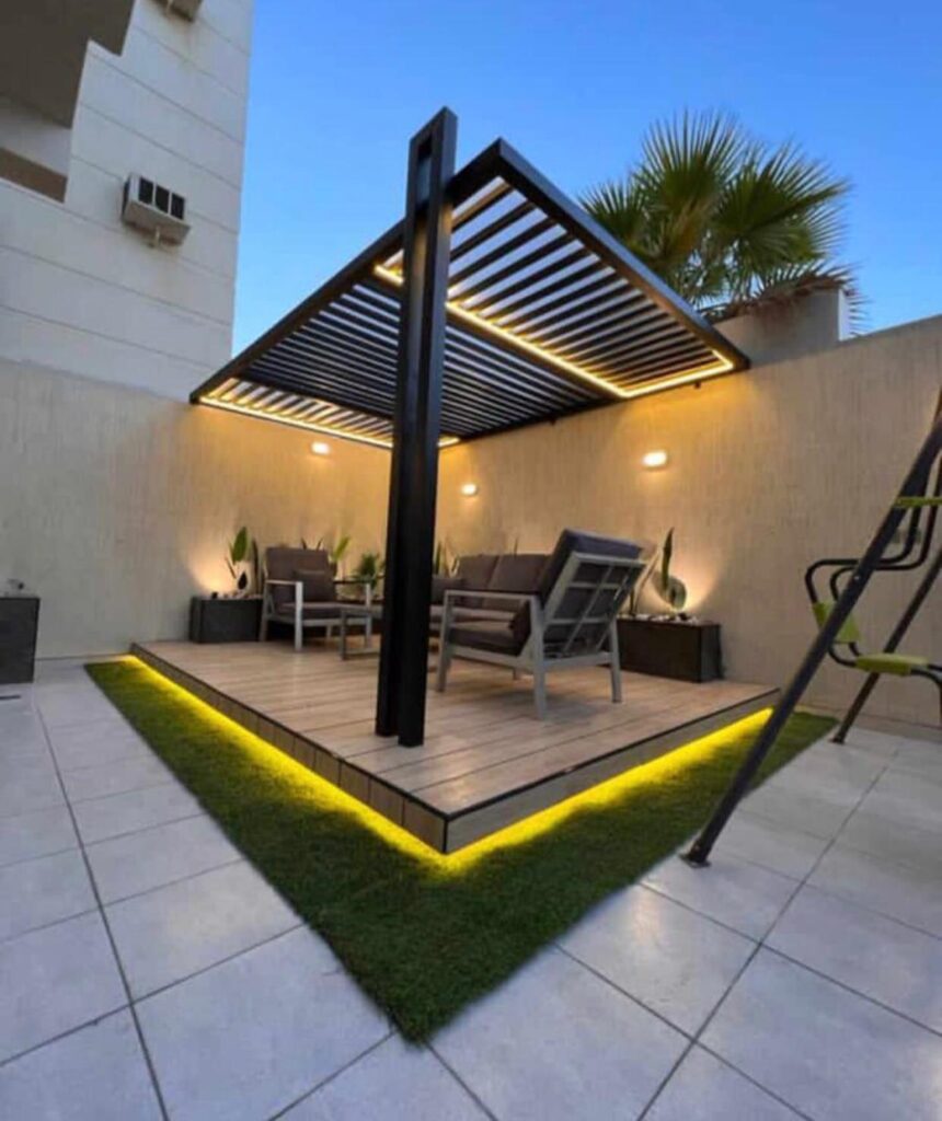 جلسات خارجية الدمام مؤسسة الابرار لتنسيق الحدائق المنزلية