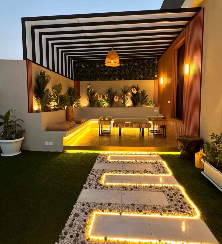 جلسات خارجية الدمام مؤسسة الابرار لتنسيق الحدائق المنزلية