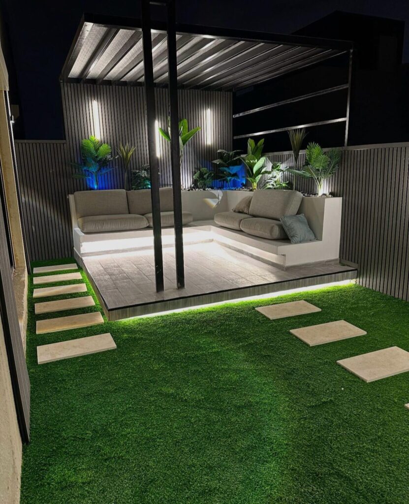 جلسات خارجية الدمام مؤسسة الابرار لتنسيق الحدائق المنزلية