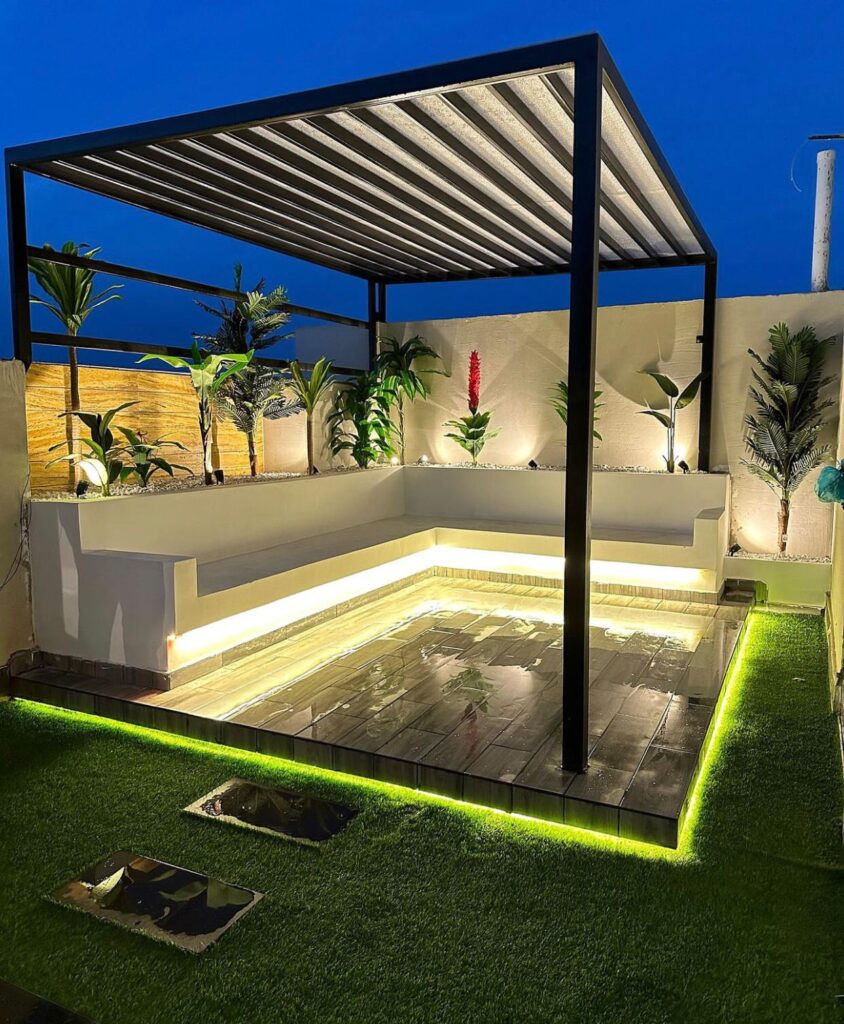 جلسات خارجية الدمام مؤسسة الابرار لتنسيق الحدائق المنزلية