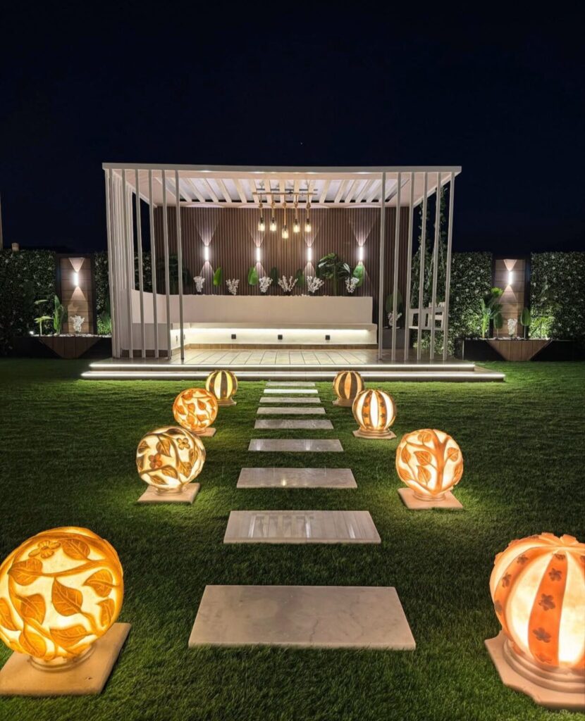 جلسات خارجية الدمام مؤسسة الابرار لتنسيق الحدائق المنزلية