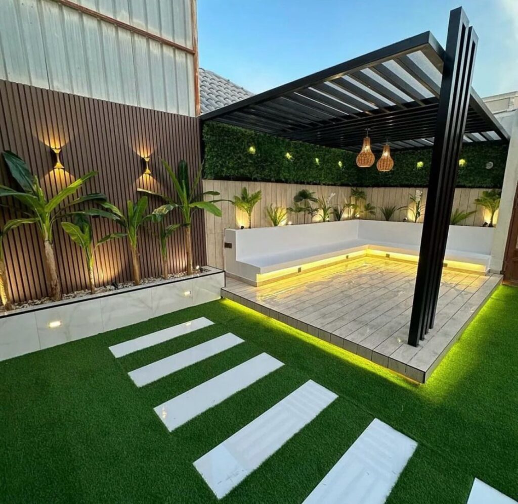 جلسات خارجية الدمام مؤسسة الابرار لتنسيق الحدائق المنزلية