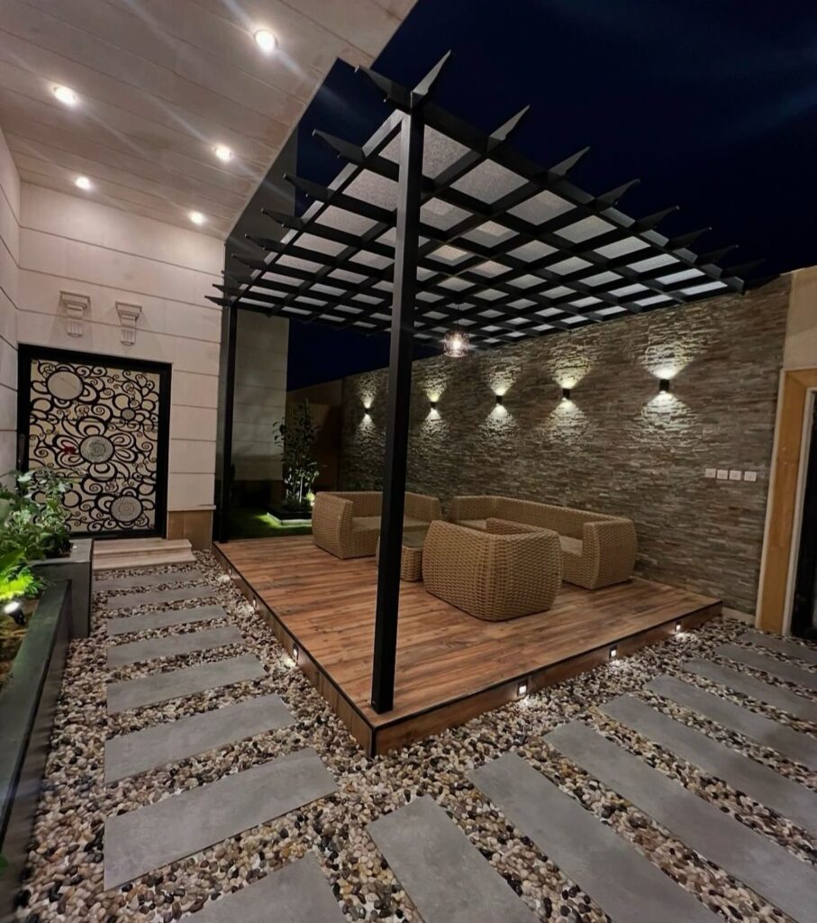 جلسات خارجية الدمام مؤسسة الابرار لتنسيق الحدائق المنزلية