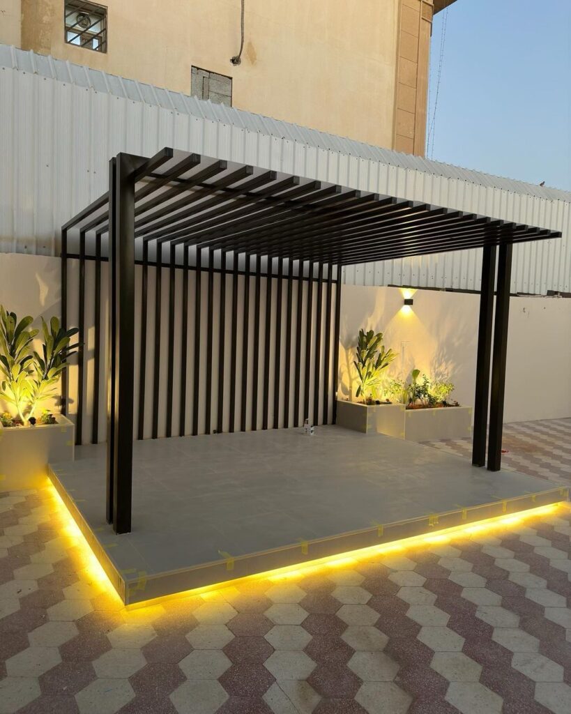 جلسات خارجية الدمام مؤسسة الابرار لتنسيق الحدائق المنزلية