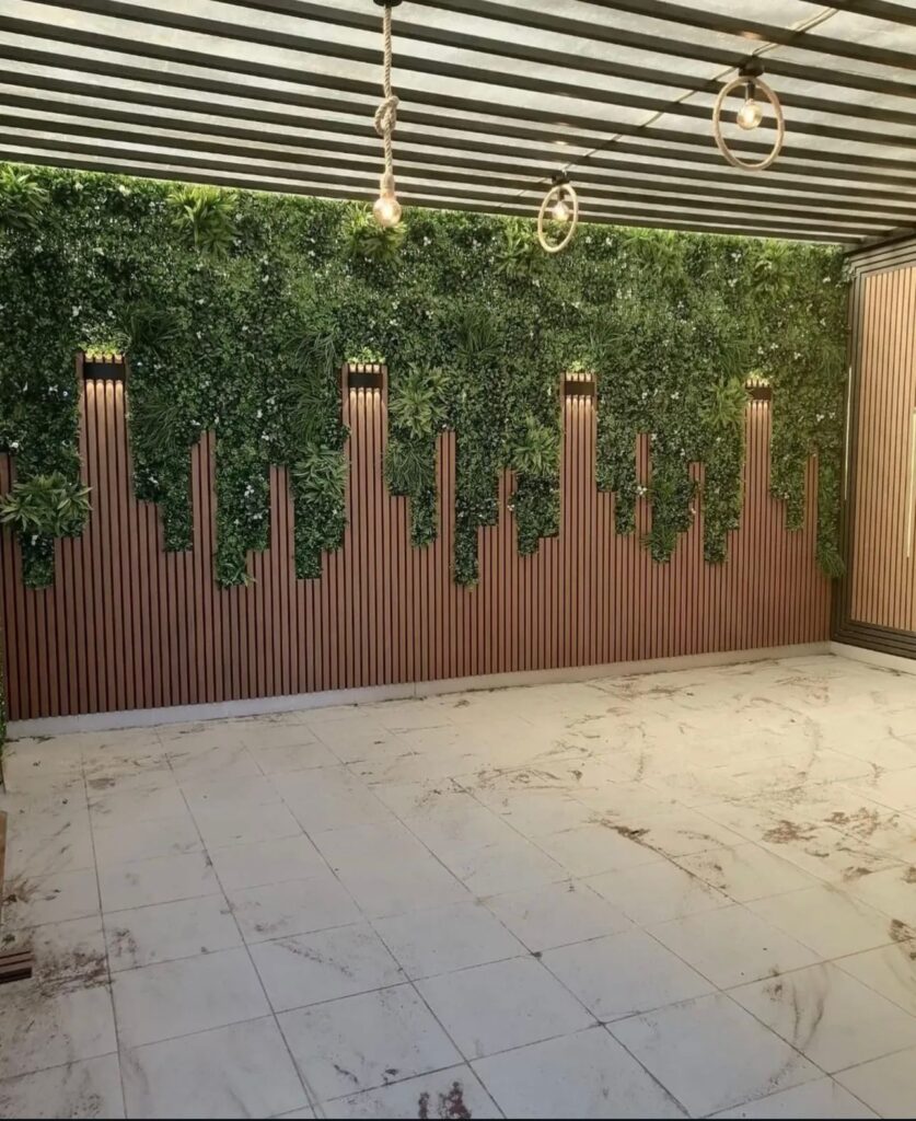 تكسيات جدارية بالدمام مؤسسة الابرار لتنسيق الحدائق المنزلية