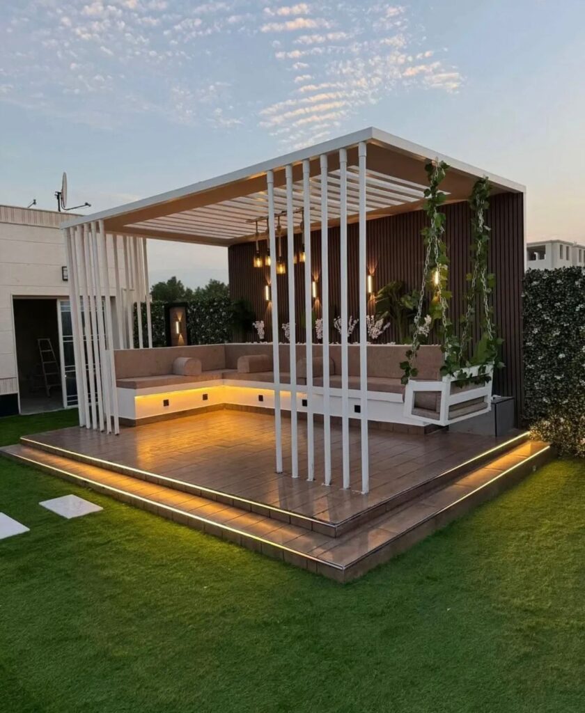 جلسات خارجية الدمام مؤسسة الابرار لتنسيق الحدائق المنزلية