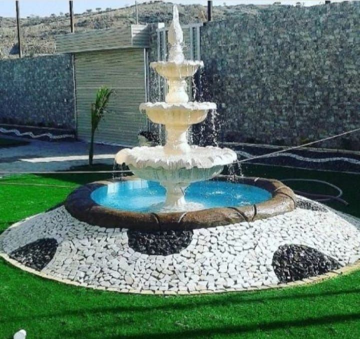 نوافير حدائق بالدمام مؤسسة الابرار لتنسيق الحدائق المنزلية