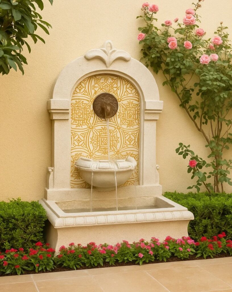 نوافير حدائق بالدمام مؤسسة الابرار لتنسيق الحدائق المنزلية