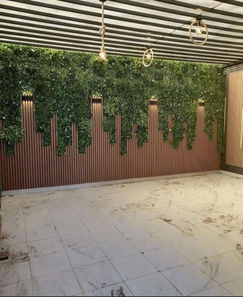 تكسيات جدارية بالدمام مؤسسة الابرار لتنسيق الحدائق المنزلية