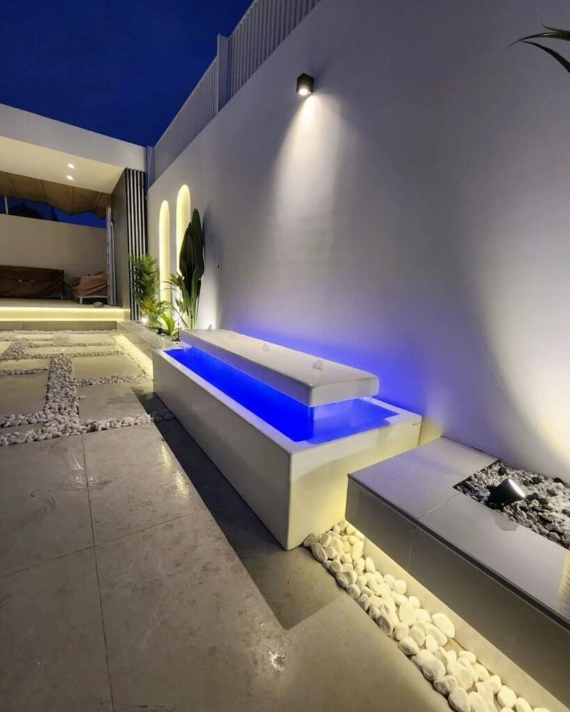 نوافير حدائق بالدمام مؤسسة الابرار لتنسيق الحدائق المنزلية