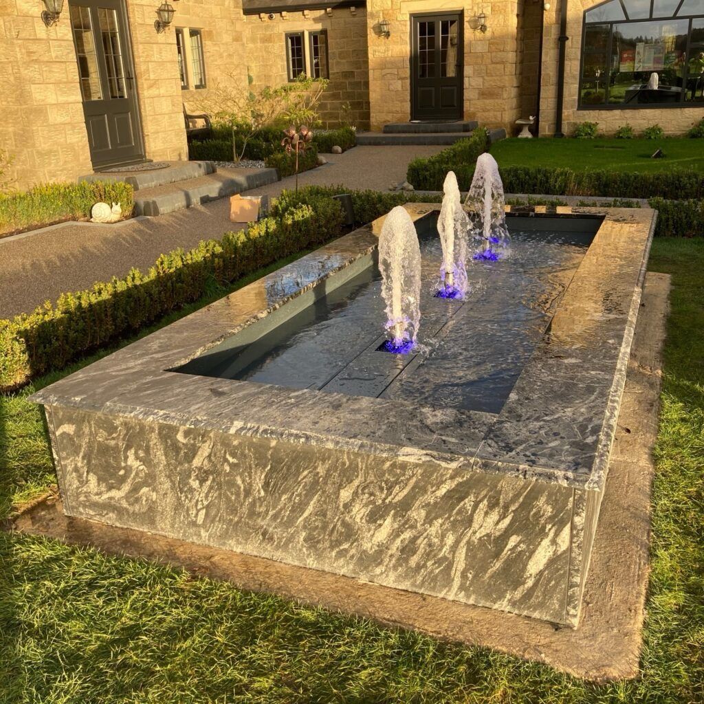 نوافير حدائق بالدمام مؤسسة الابرار لتنسيق الحدائق المنزلية