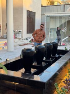شلالات منزلية بالدمام تنسيق حدائق منزلية