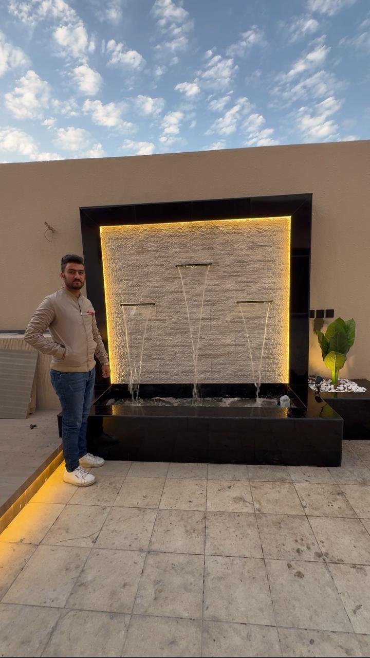 شلالات جدارية بالدمام مؤسسة الابرار